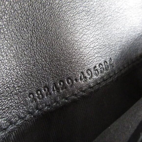 Auth GUCCI Long Wallet Orange x Black x Brown GG canvas/leather - Picture 7 of 10